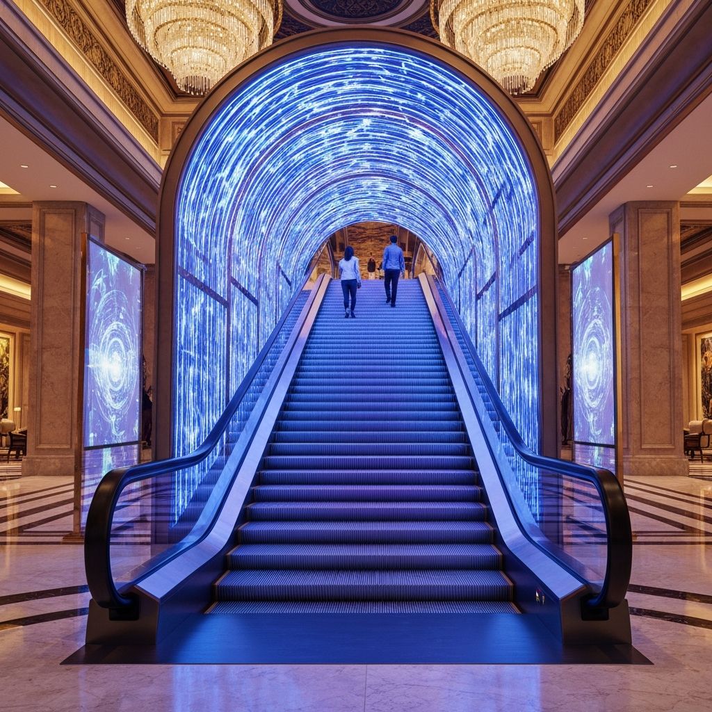 Casino Operators: 23% More Foot Traffic with Immersive Escalators